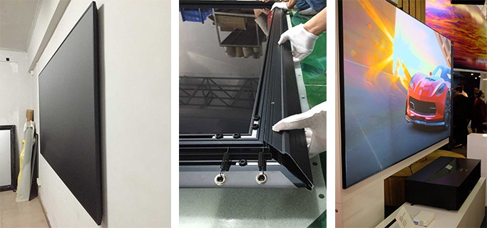 4K Projection Screen Black Diamond