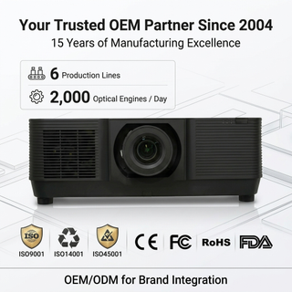 3D Projection Mapping Projector, High Lumen Outdoor Projector, 3LCD Laser Video Projector 15000 lumen