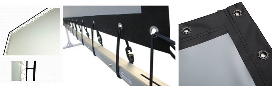 Eyelets Projector Screen