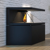 Full HD 270° 3D Holographic Pyramid Display Showcase Hologram Box 