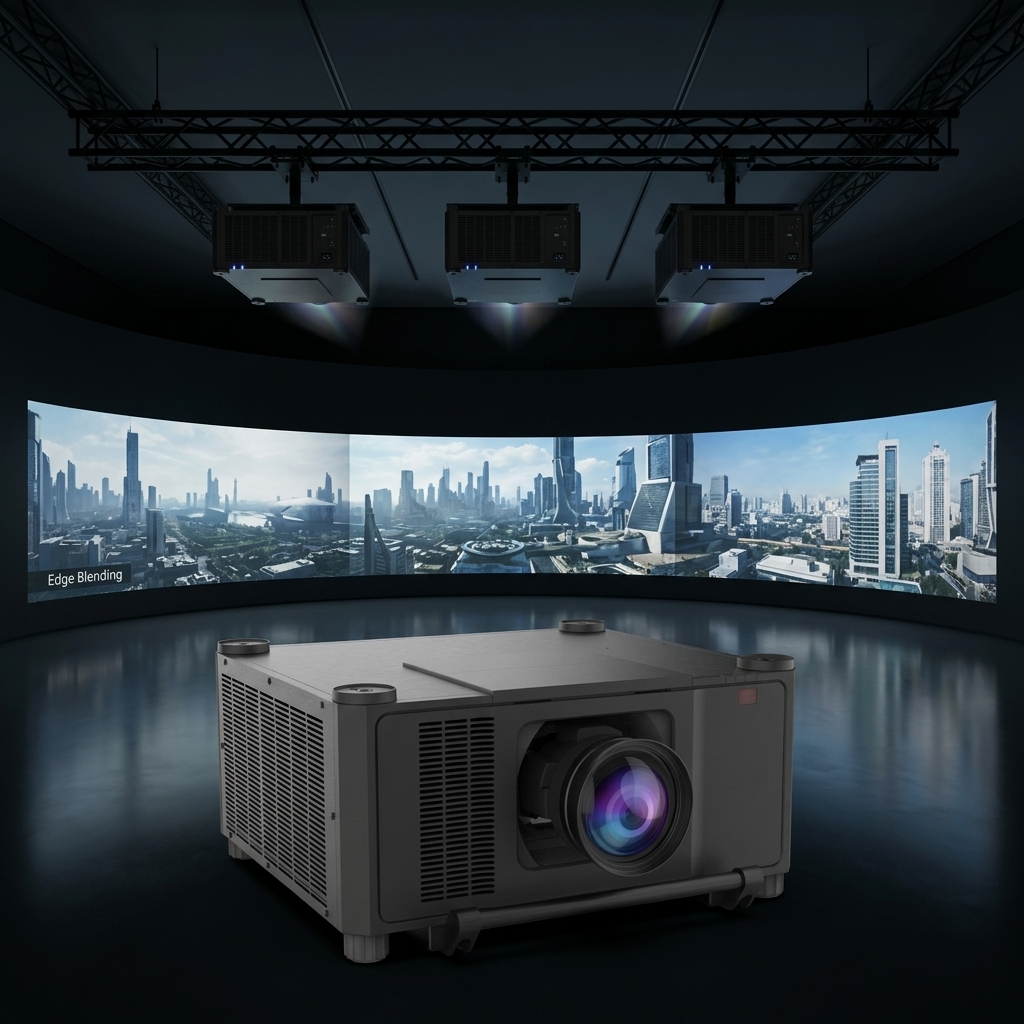 3D Projection Mapping Projector, High Lumen Outdoor Projector, 3LCD Laser Video Projector 15000 lumen