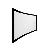 4K Wall Mount Projection Screen Curved Projector Screen For Home Cinema