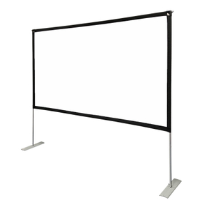 Foldable Portable Outdoor Movie Screen with stand, Outdoor Projector Screen