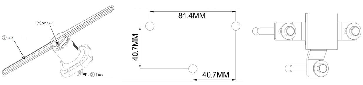 3D Hologram Projector specifications
