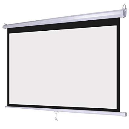 120''*120‘’ Manual Projection screen -Rollup or pull down projection ...